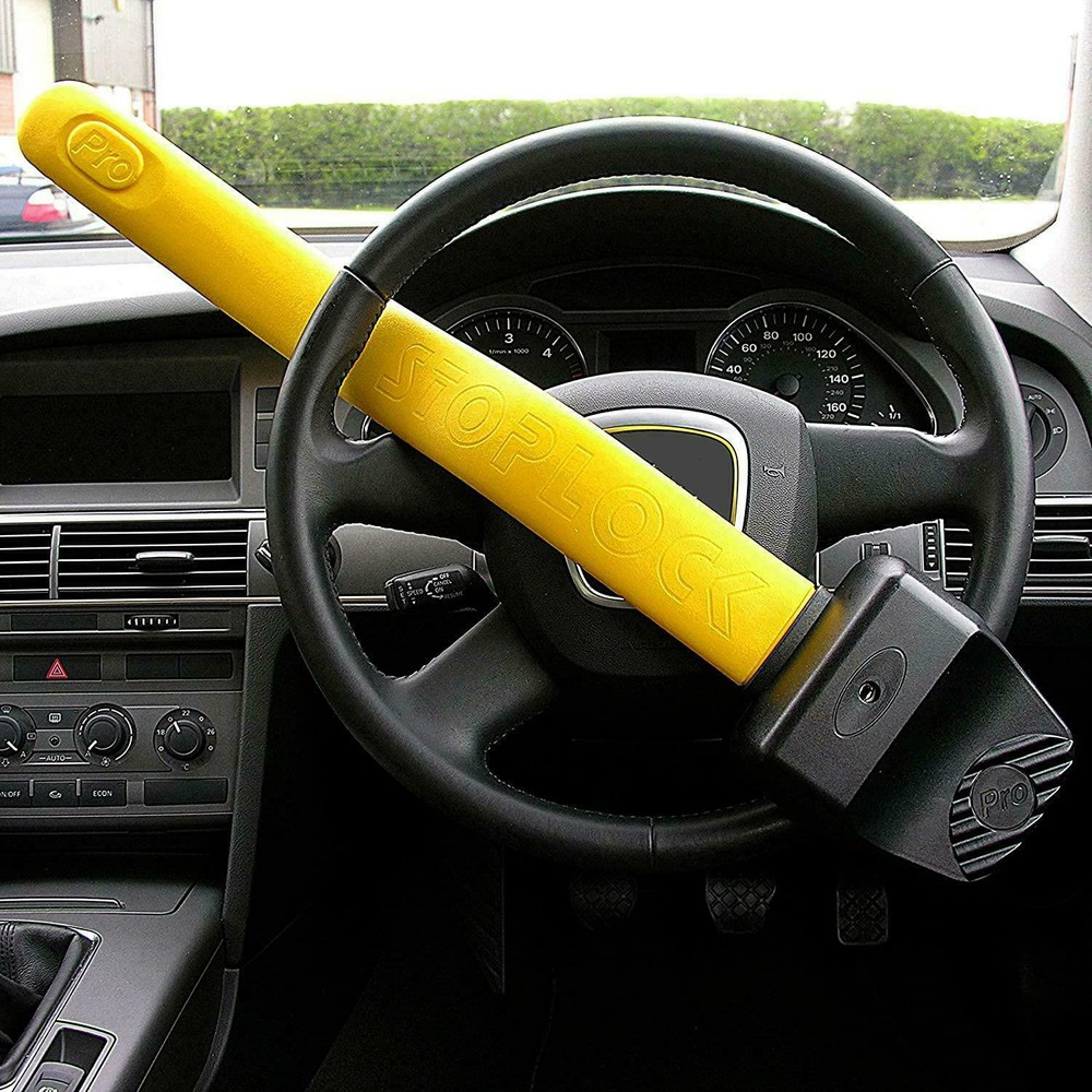 Stoplock Steering Wheel Immobiliser Lock Pro Maximum Security Clamp Anti Theft