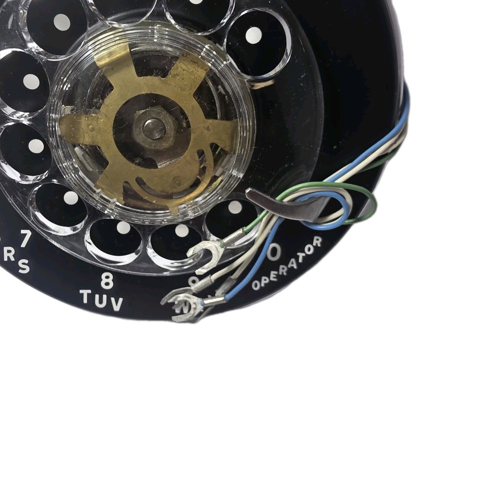 Stromberg-Carlson black MCM 9C rotary phone dial replacement