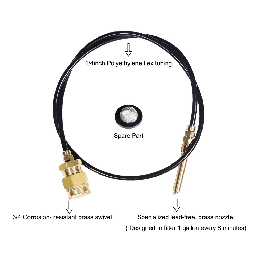 Desulfurization tube Sulfur Removal System Remove Odor from 2", 3", 4"+ Wells