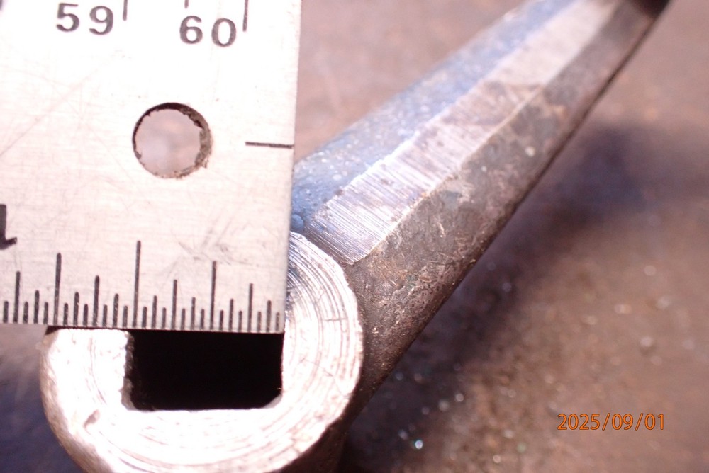 OLDER SMALL MACHINE VISE FIXTURE CRANK HANDLE