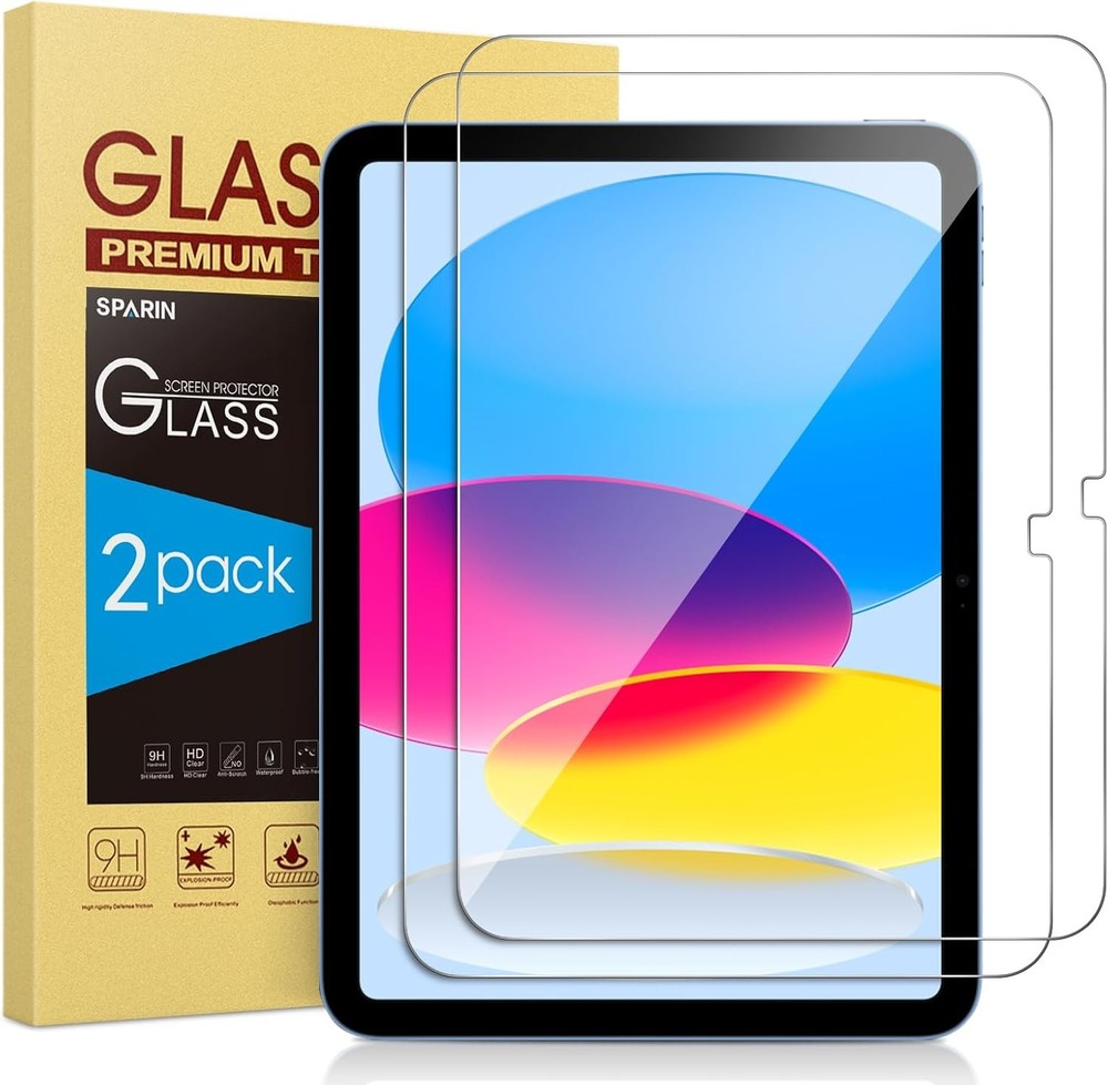 SPARIN Screen Protector for iPad 11th 10th 2 screen protector, transparent