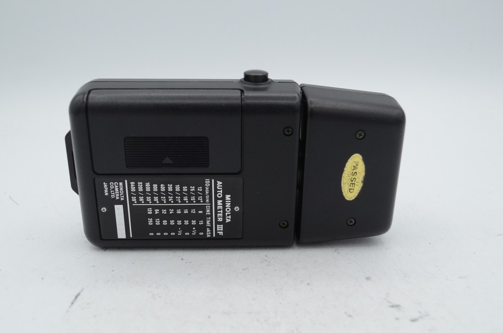 Minolta Auto Meter IIIF with Spherical Diffuser (Ambient/Flash)