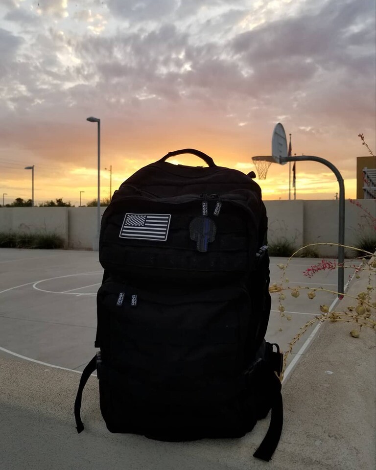 Tactical Molle Backpack 45L with Bulletproof Panel Insert - NIJ LEVEL IIIa