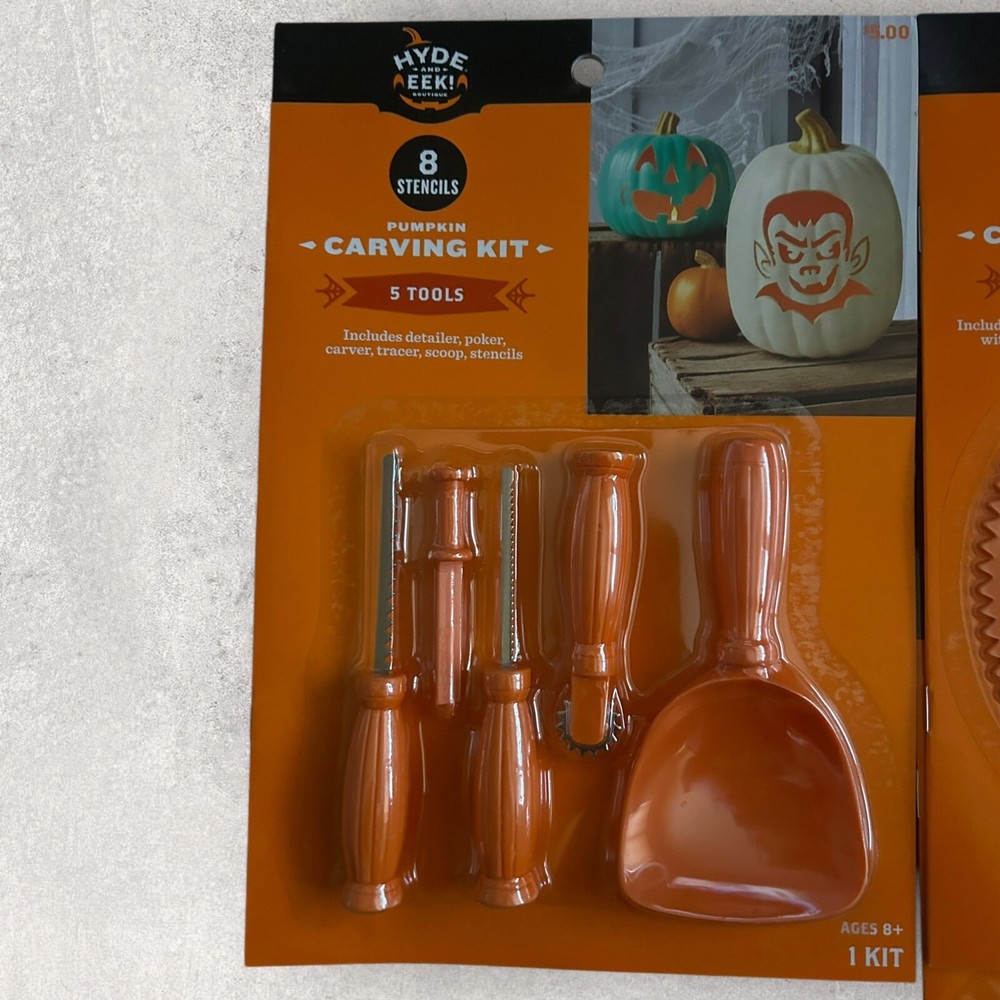 Hyde & Eek! Halloween Carving Kit BUNDLE NeW
