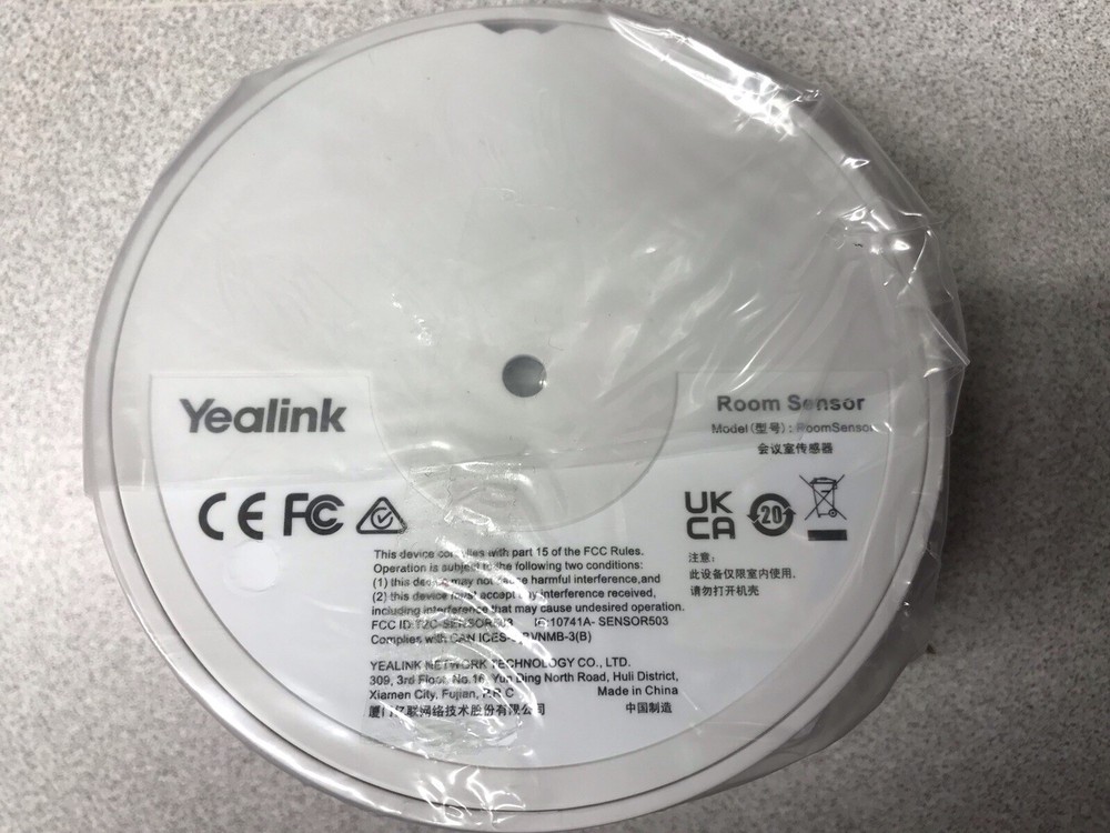 YEALINK ROOM SENSOR WIRELESS IR OCCUPANCY NEW BOXED
