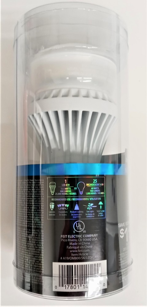 Omni A19/OM800/5K/LED Directional Dimmable Performance LED Light Bulb