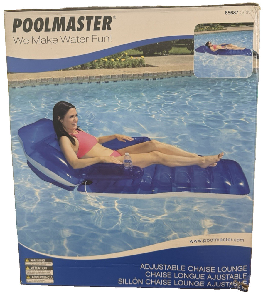 Pool Master 85687 Swimming Pool Adjustable Chase Floating Lounger Float
