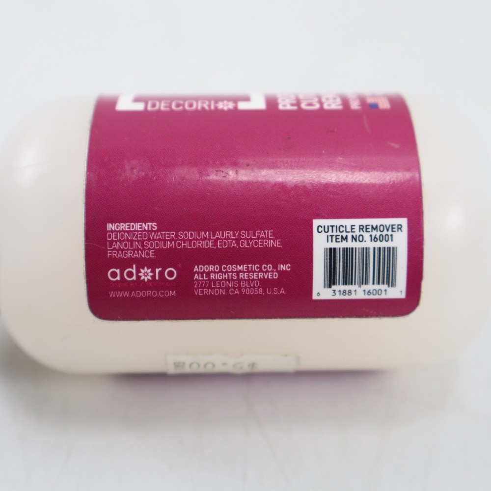 4 PACK DECORI Professional Cuticle Softner Remover 4 oz Each