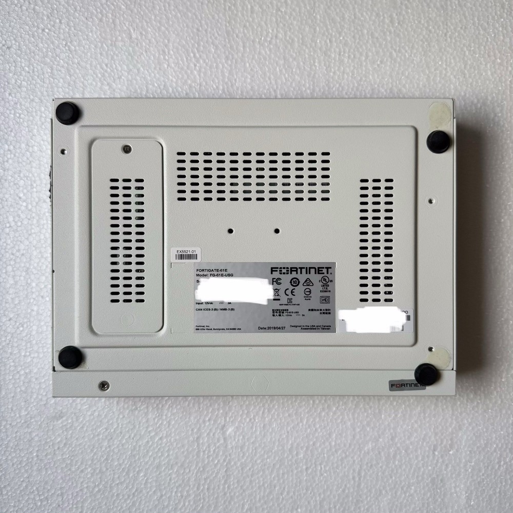 Fortinet FortiGate 61E Enterprise Network Security Firewall VPN w/ Power Supply