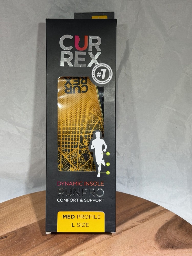 CURREX Dynamic Insole Runpro ~  Medium Profile ~ LARGE ~