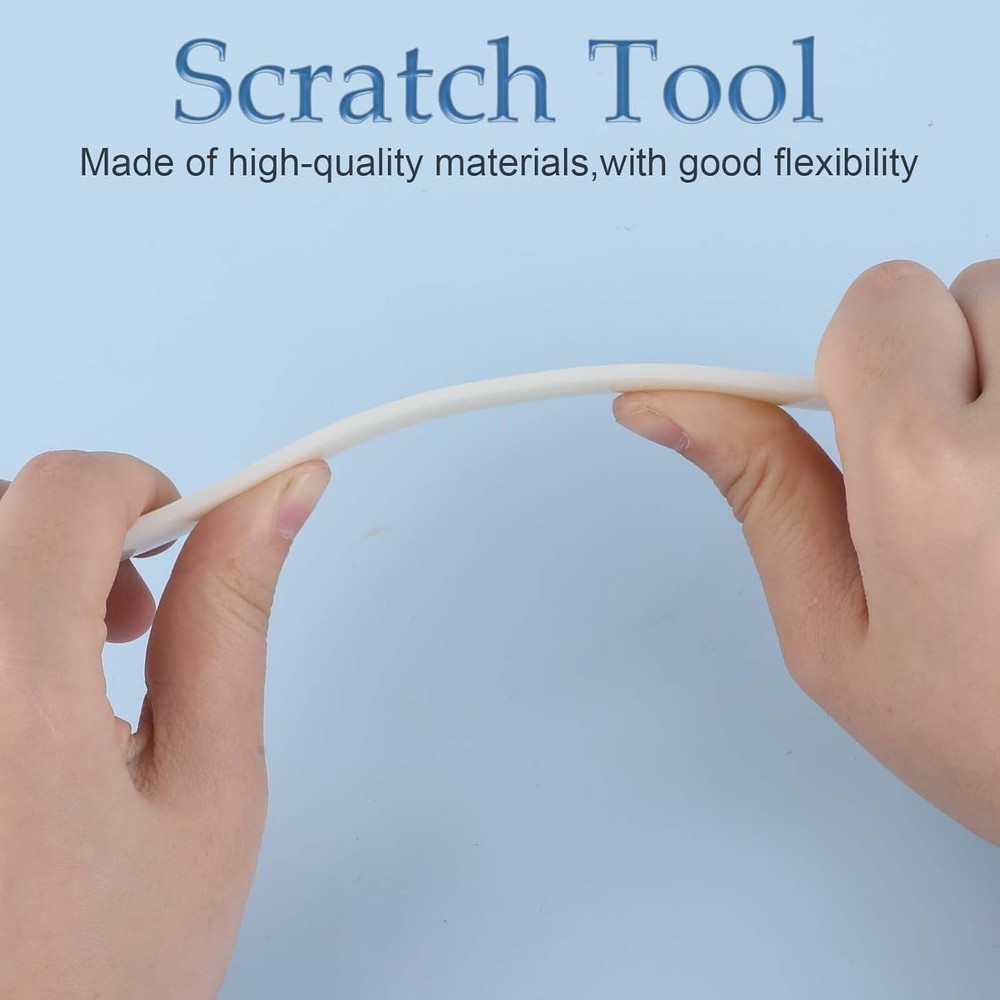4 Pcs Bone Folder Paper Creaser Set, Folding Scoring Burnishing Crafting Scoring