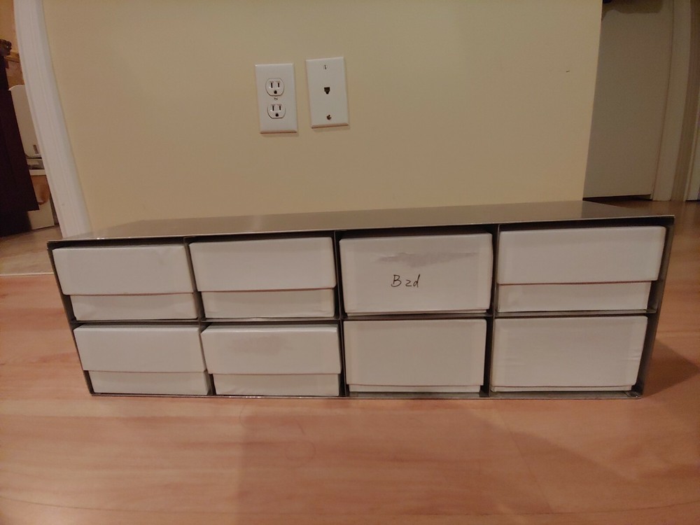 Stainless Steel Freezer Racks for 8 3" boxes
