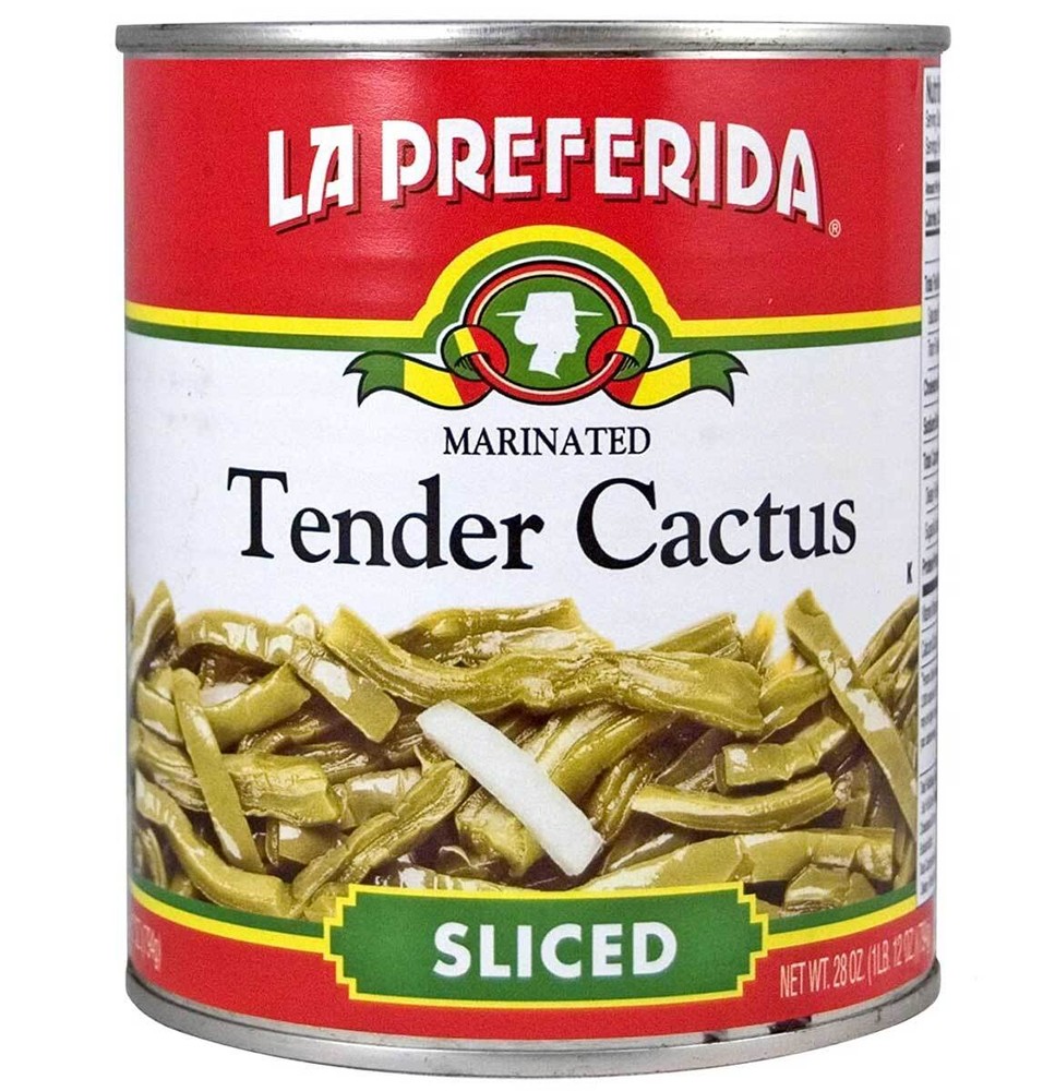 La Preferida Tender Cactus Marinated Sliced - 28 Oz - EACH