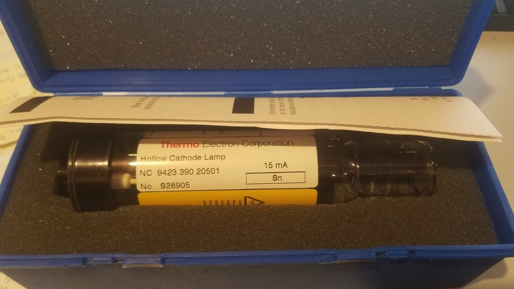Thermo Electron Hollow Cathode Lamp [ Sn ] Tin 15mA  2pin