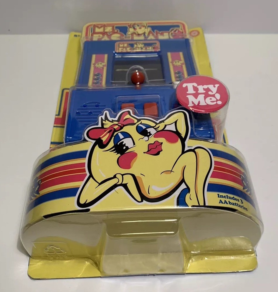 NEW Ms. Pac-man Handheld Electronic Mini Handheld Arcade Game Basic Fun #09614