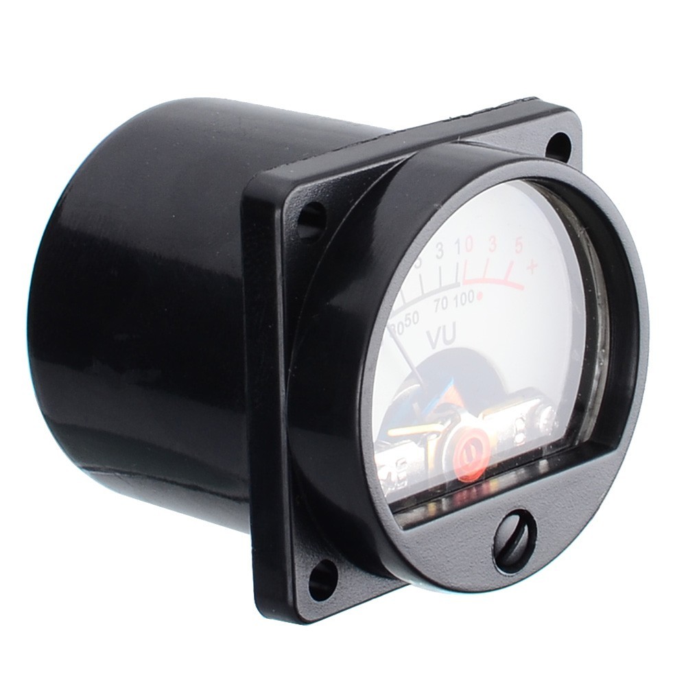 2pcs Panel VU Meter Warm Back Light Recording & Audio Level Amp