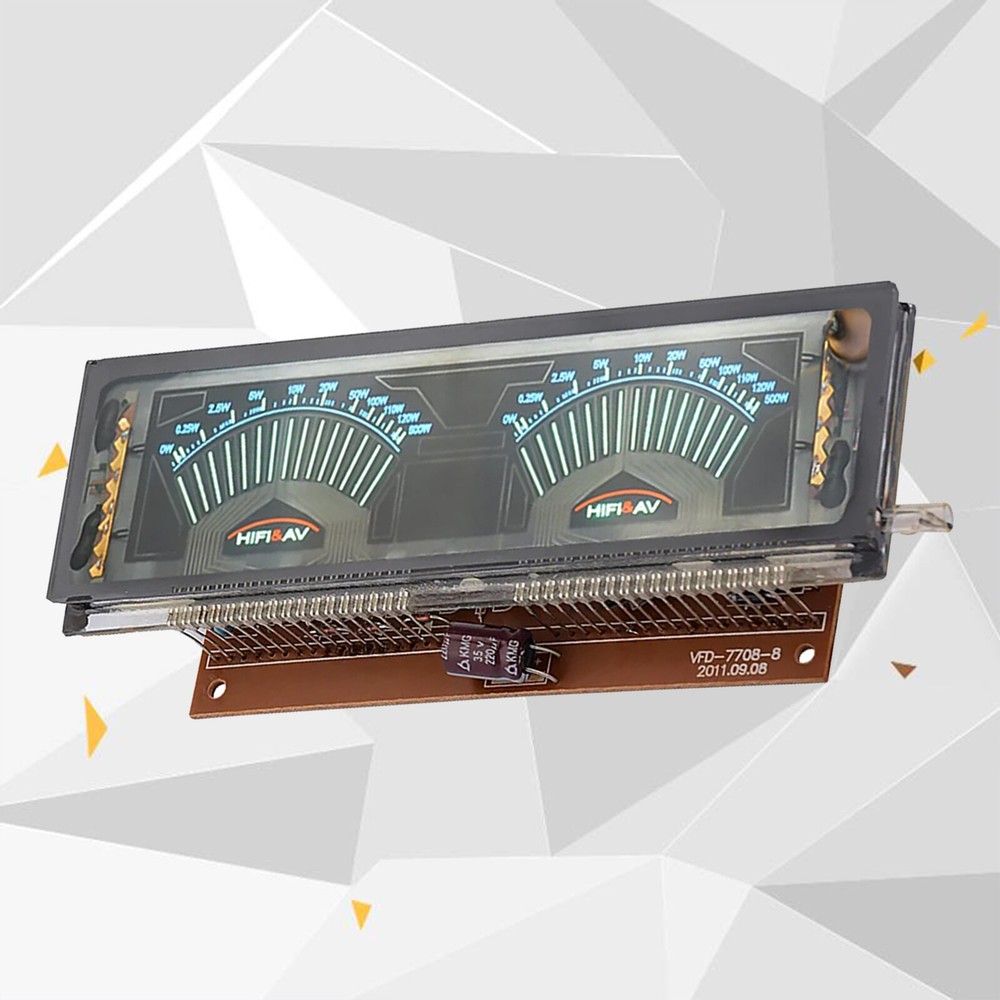 VFD Display Vacuum Fluorescent Display VU Meter Indicator Music Audio AC220V