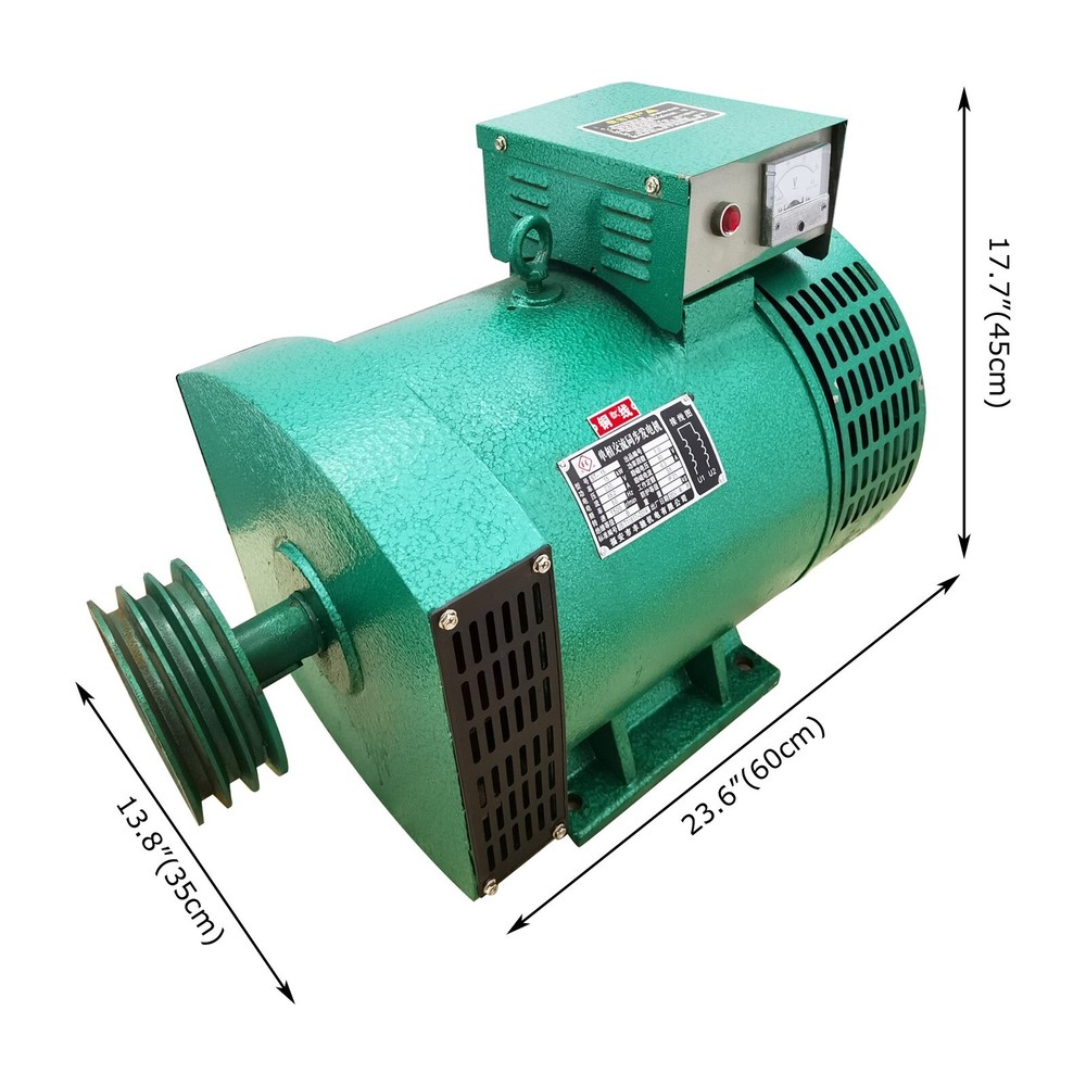 Single Phase Pure Copper Diesel Driven Generator 220V Brush Generator
