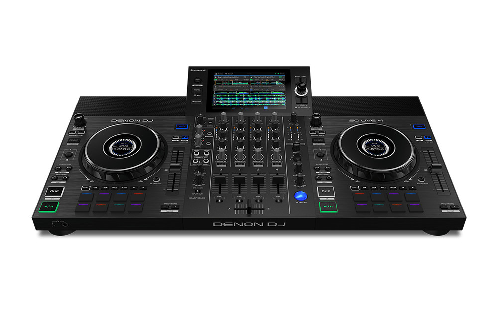 Denon DJ SC Live 4-Standalone Controller, 4-Channel Mixer