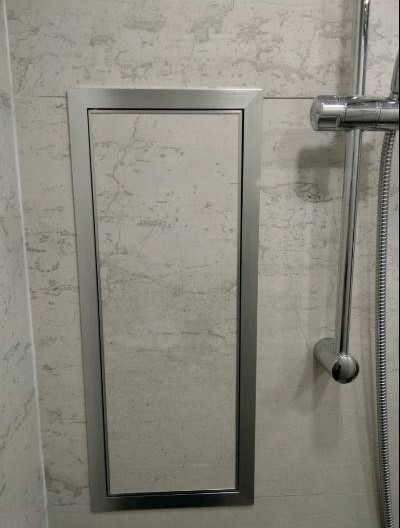 Aluminum Bathroom Access Panel Door – Tile Ready – Custom Sizes – Easy Install