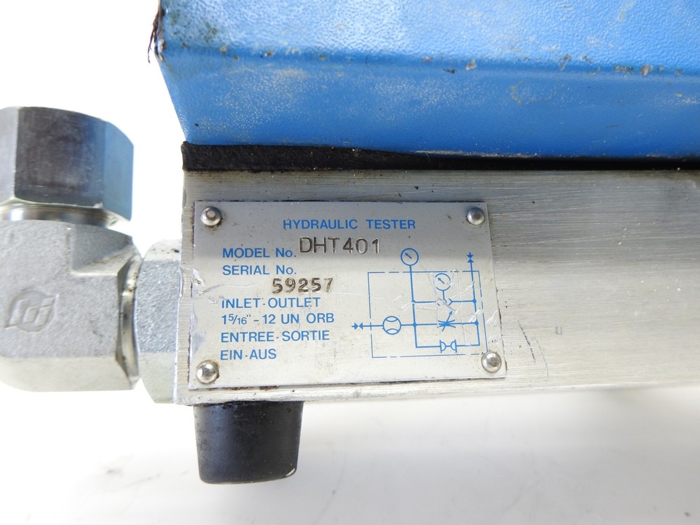 Webtec DHT401 Hydratest DHT 401 Bi-Directional Hydraulic Tester Webster