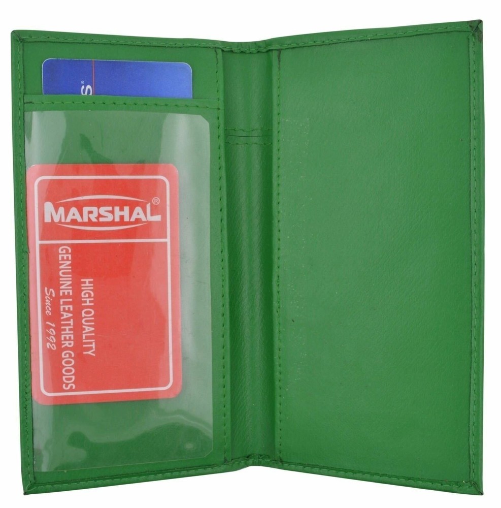 Basic Checkbook Cover Green NEW