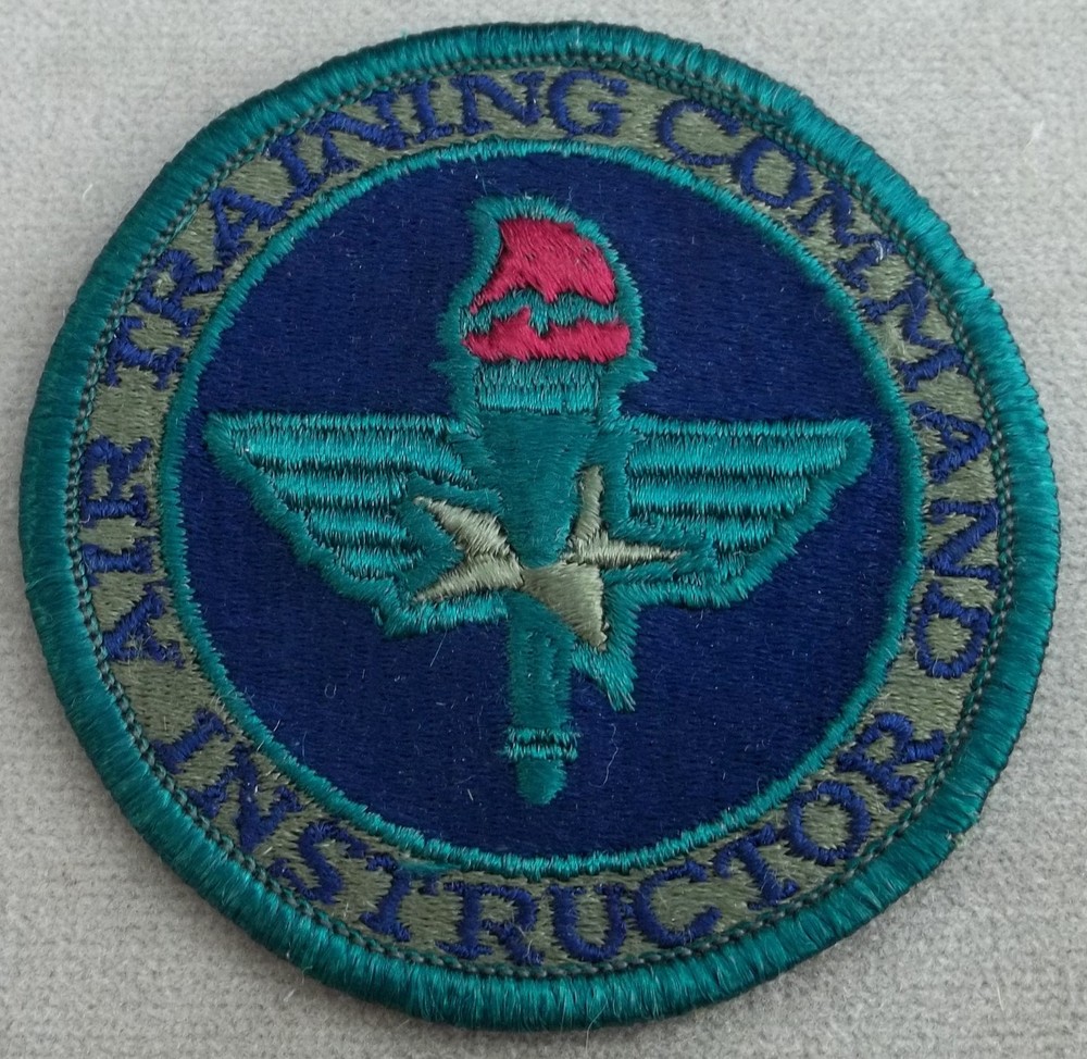 US Air Force Air Training Command Instructor Subdued Merrowed Edge Patch