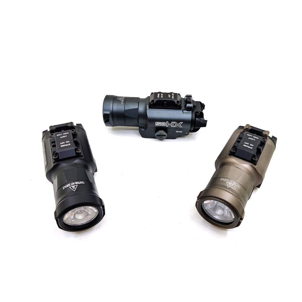 XH35 Weaponlight White LED Flashlight Dual Output Strobe Stream Light Rail SOTAC