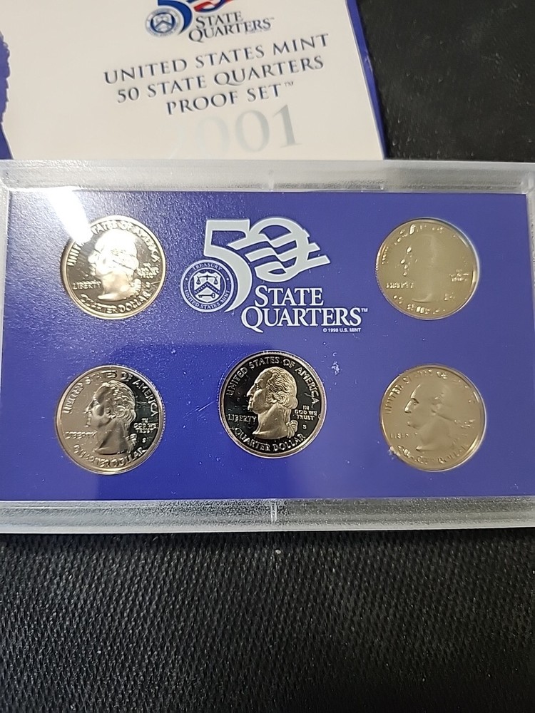 2001-S 50 State Quarters Proof Set