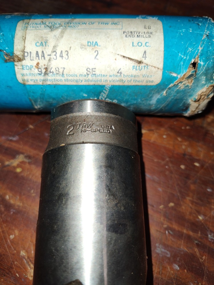 PUTMAN 2" ENDMILL 4 FLUTE