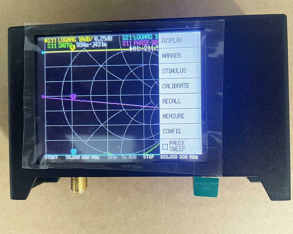 SAA2 50K-3GHz NanoVNA V2 Vector Network Analyzer Antenna Analyzer Shortwave