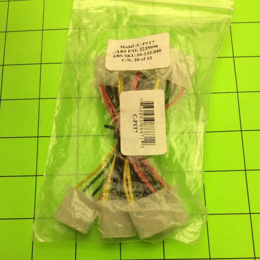 Desktop Computer C-PIT7 2235098 7 Plug Molex Power Splitter Cable Wire
