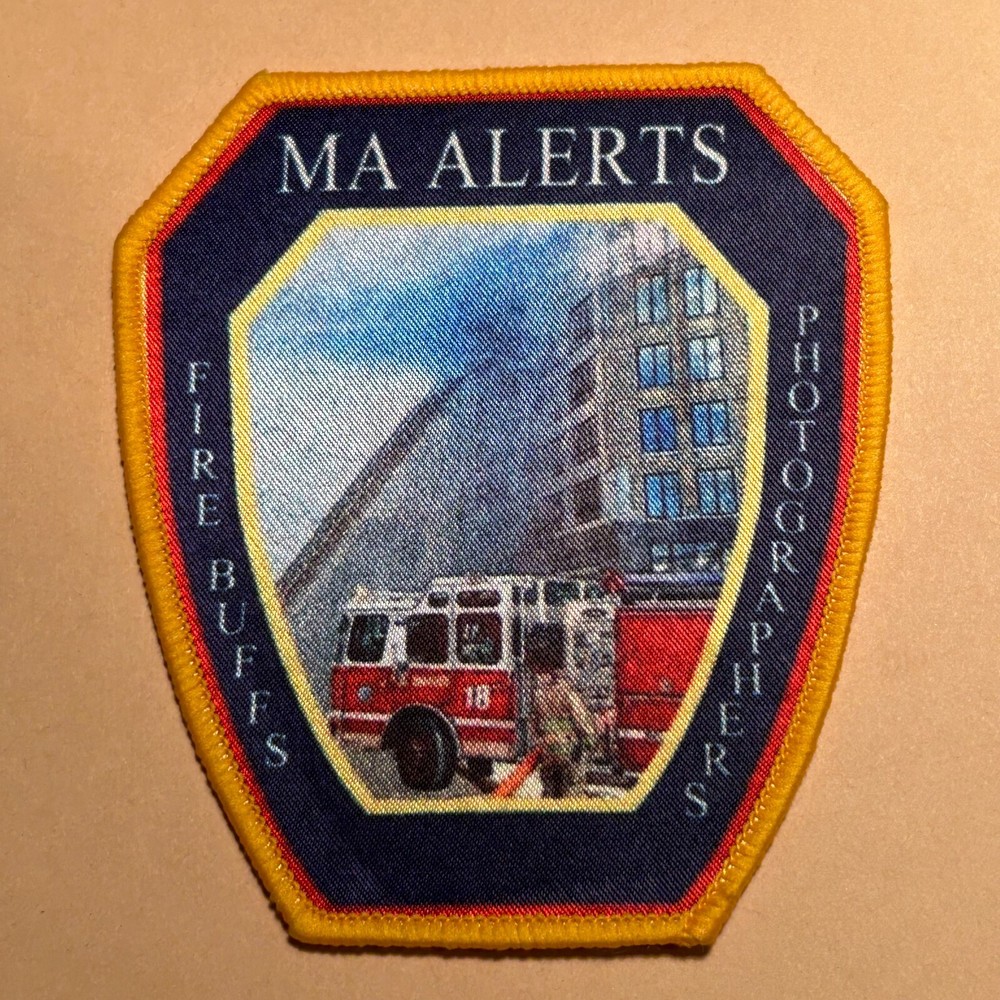 MA Alerts Fire Buffs Photographers patch