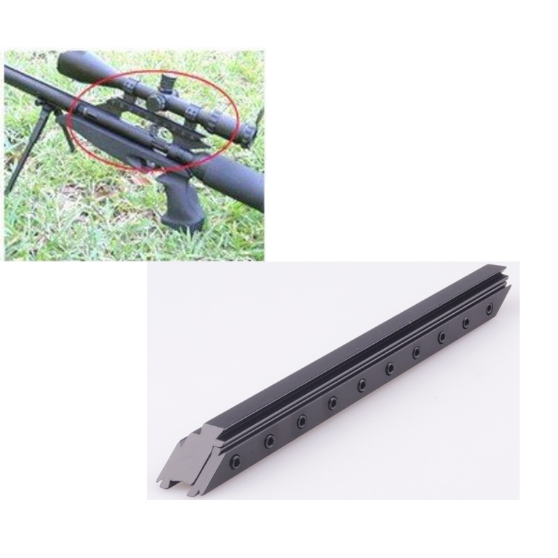 Scope Base Mount 11mm Tri-Rail Dovetail Riser Rail Mount w/ Hex Wrench