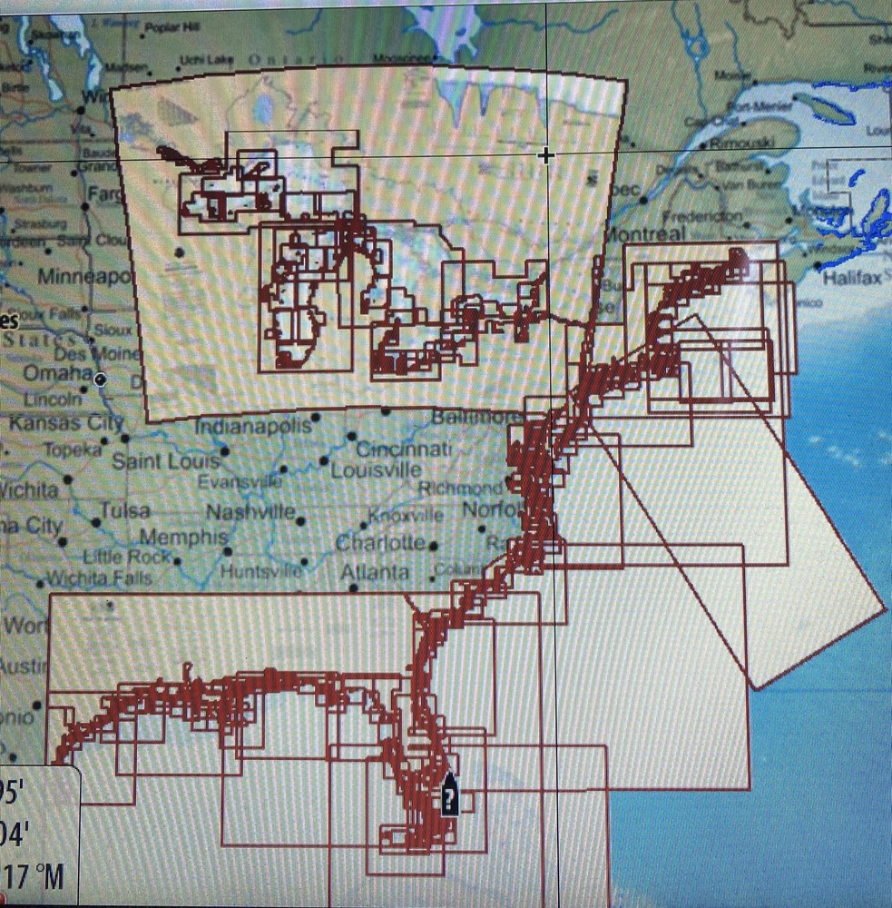 FUGAWI Aboard US & CANADA MSD/SD Chart Card -*Bench Tested*