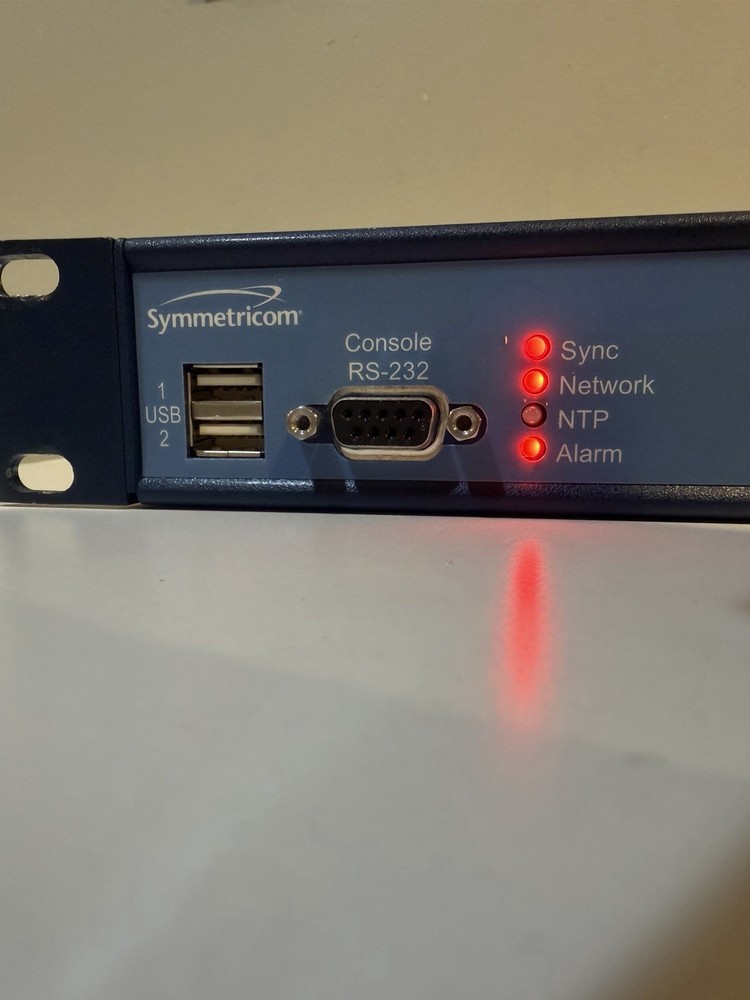 SYMMETRICOM 1520-S200 SYNCSERVER S200 NETWORK TIME SERVER