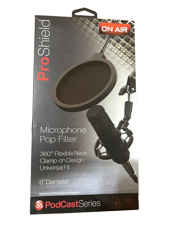 On Air ProShield  Microphone Pop Filter 360, PodCast Series!