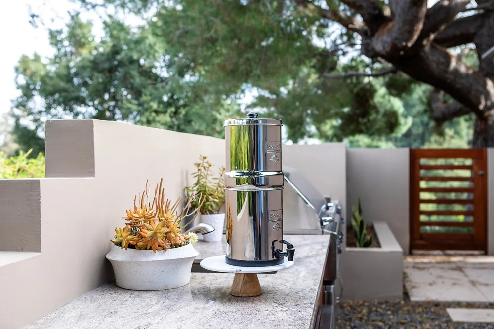 Berkey Water Filter System w/ 2 Boroux Filters & Water Level Spigot