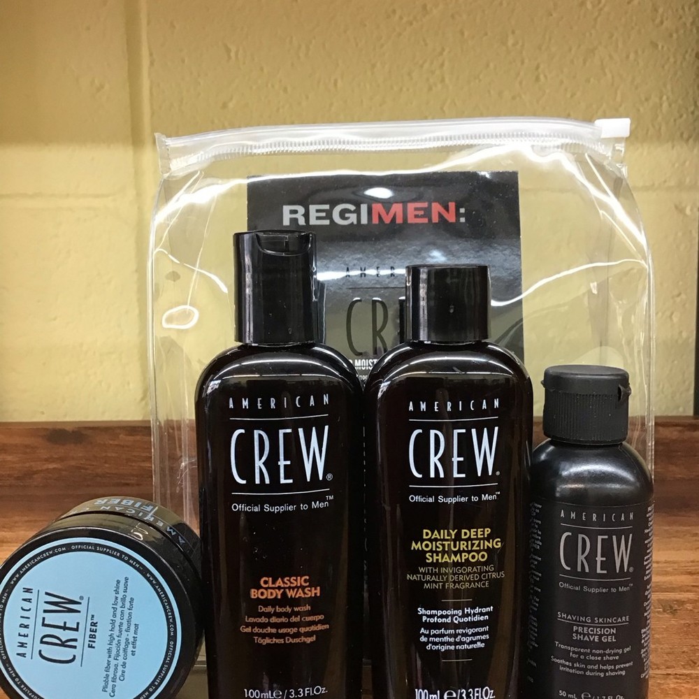 American Crew travel regimen pack