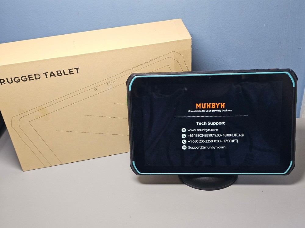 Munbyn Rugged Tablet Scanner ILTO1P-2D-BK-US - Android 13 - 128GB