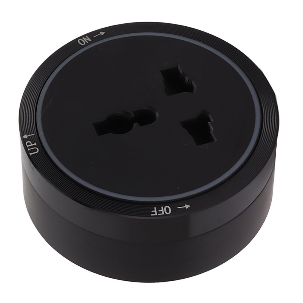 Electrical Outlet Track Socket Black Horizontal Removable Electrical Wall