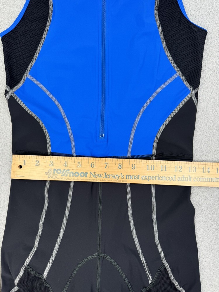 CEP Compression Triathlon Skinsuit Suit Men Size 3 Medium Blue Black NWT