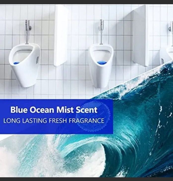 10 Pack Deodorizing Urinal Screens TEN COUNT OCEAN SCENT