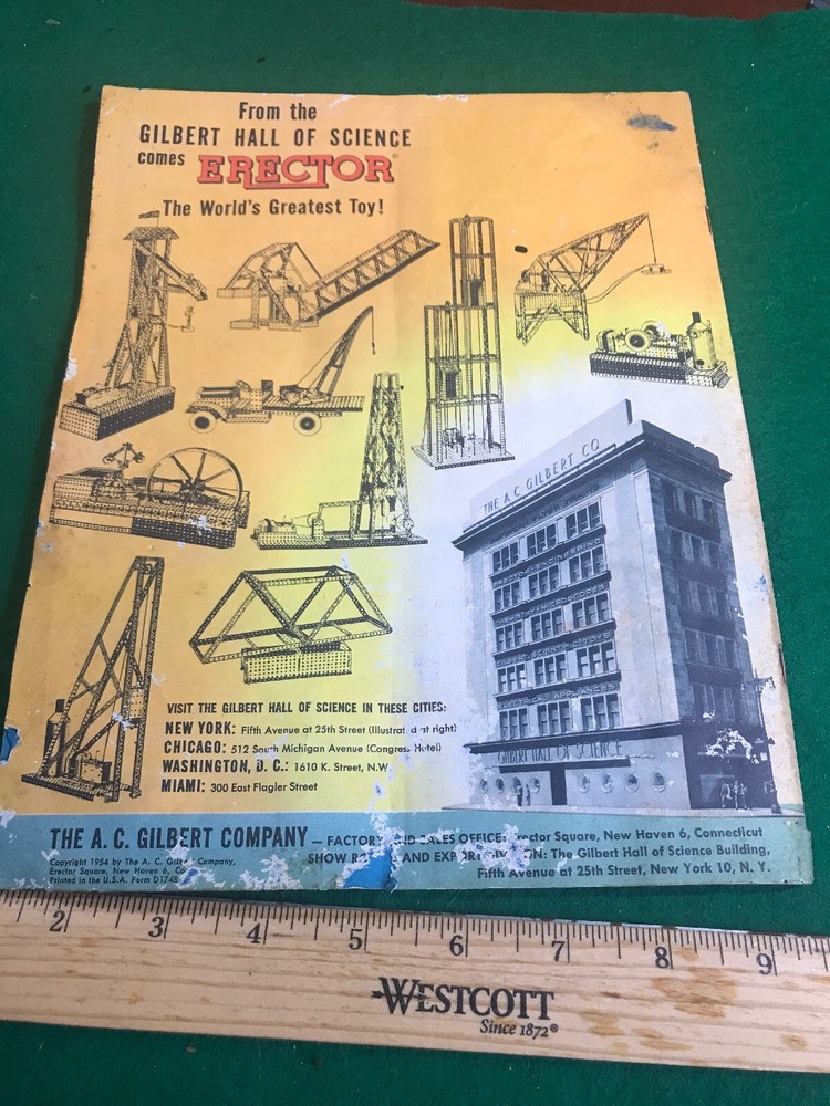 Gilbert 1954 Catalog Good Condition (HO37120)