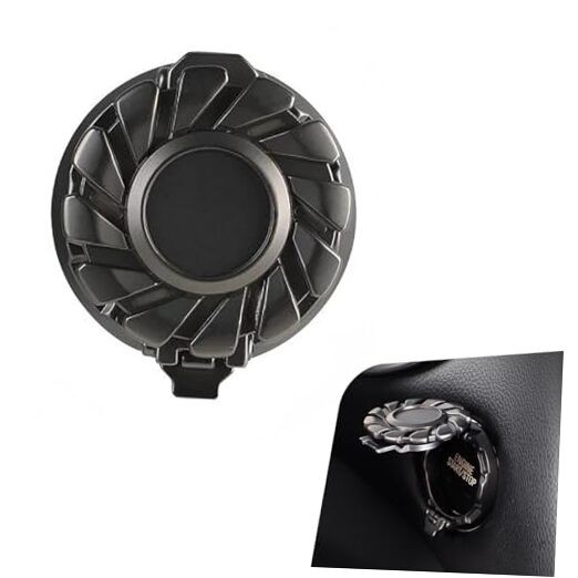 Engine Start Stop Button Cover, Car Starter Button Cover, Luminous 1 PC Black