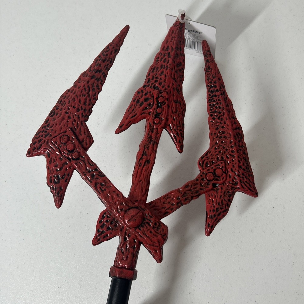 Pitchfork Halloween Accessory 48” Long Costume Devil Demon NWT