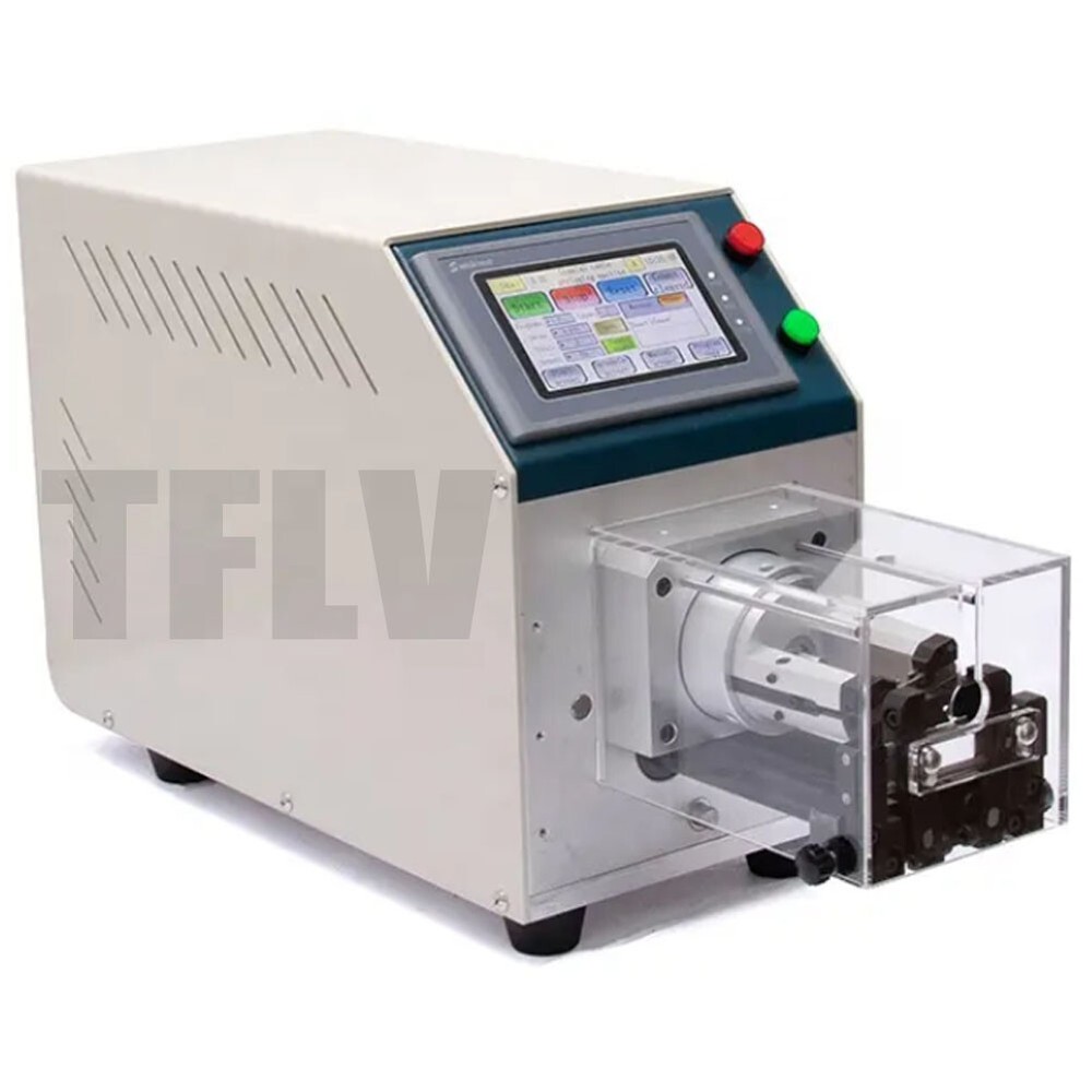110V Semi-automatic Coaxial Wire Stripping Machine Multi-layer Rotary Stripper