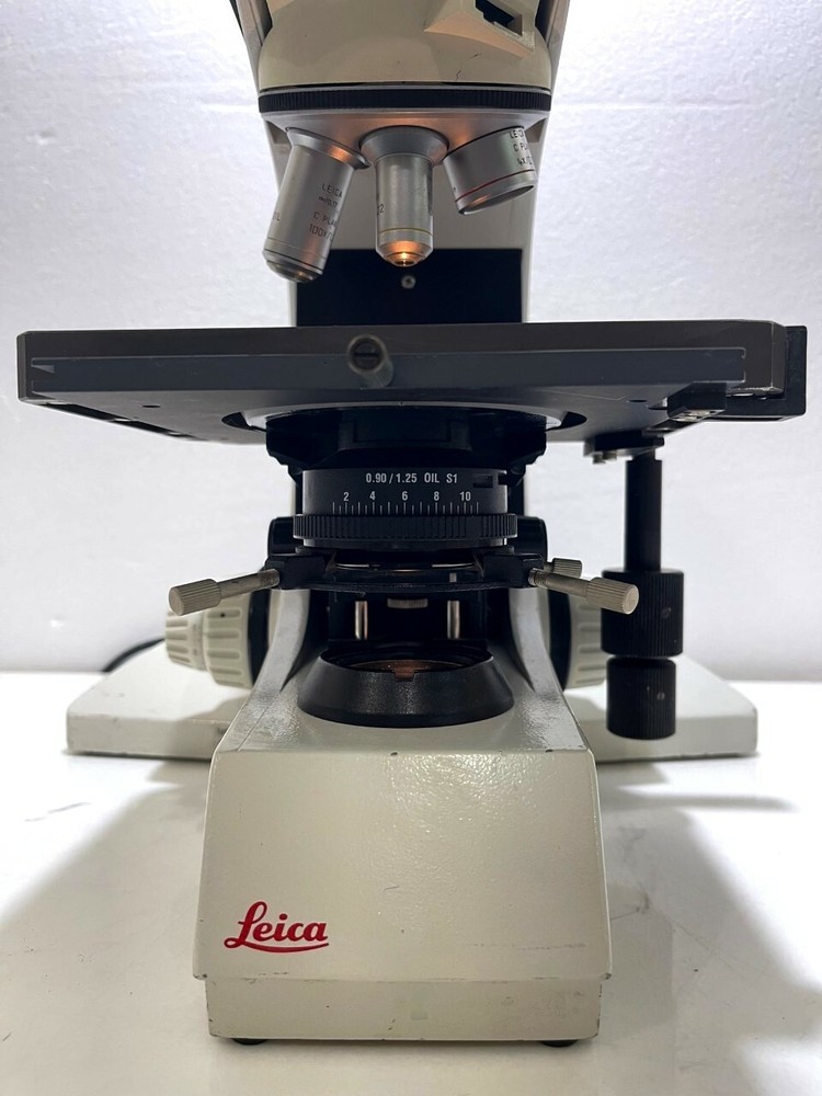 Leica Microscope DMLB W/ C plan Objectives, DHL Shipping