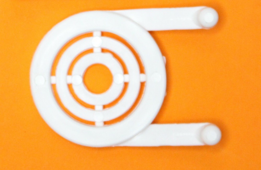 White Plastic Pegboard Multi-Purpose Tool Holder PEGBOARD NOT INCLUDED