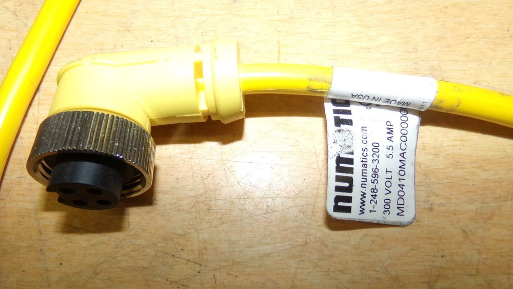 Numatics MD0410MAC0000000, Cable 300V 2FT *Free Shipping*